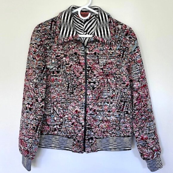 Missoni Jacquard Bomber with Spacedye Trim - Italian size 40